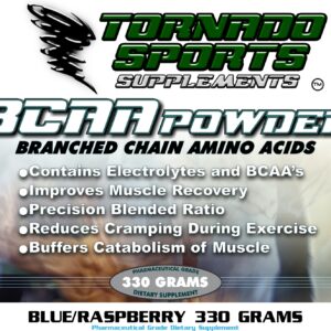 TORNADO BCAA POWDER Delicious blueberry formula!